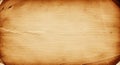Aged, textured paper with a sepia tone and visible creases occupies the entire space. Royalty Free Stock Photo