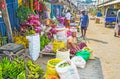 The aged vegetable seller