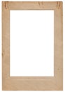 Aged vintage studio portfolio picture frame Royalty Free Stock Photo