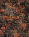 Aged and Weathered Brick Wall Texture Royalty Free Stock Photo