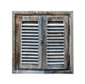 Aged weathered wooden window Royalty Free Stock Photo