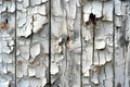 Concept Texture Photography, Vintage Aesthetics, Aged White Paint on Weathered Wood Texture