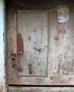 Aged wood doors weathered vintage Royalty Free Stock Photo