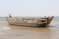 Aged wooden boat