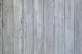 Aged wooden surface of vertical planks with cracked white paint Royalty Free Stock Photo