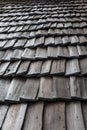 Old Wooden texture shingles boards background Royalty Free Stock Photo