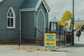 Aged and worn vintage photo of car wash sign