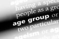 agegroup Royalty Free Stock Photo