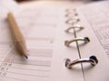 Agenda Royalty Free Stock Photo