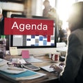 Agenda Appointment Goals Information List Plan Concept