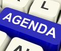 Agenda Key Means Schedule Or Outline