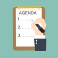 Agenda list