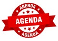agenda ribbon sign