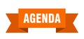 agenda ribbon.