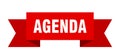 agenda ribbon.