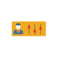 Agent Console icon. Simple flat element from customer service collection. Creative agent console icon for templates, software and