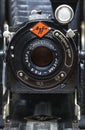 Close up, Agfa Billy folding camera. 1928-1930. Royalty Free Stock Photo
