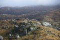 Agglomerations of granitic rocks cover the landscape of the Xistral