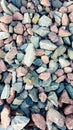 Aggregate rock background