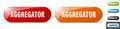 aggregator button. key. sign. push button set
