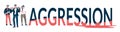 Aggression Flat Text Royalty Free Stock Photo