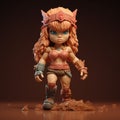 Aggressive Baby Doll Barbarian - 3d Printed G.i. Joe Style Toy