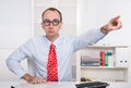 Aggressive boss says - go out of my office - dismissal