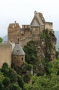 Aggstein Castle Royalty Free Stock Photo