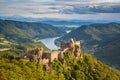 Aggstein castle ruin in Wachau Valley, Austria Royalty Free Stock Photo