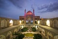 Agha Bozorg school and mosque in Kashan in evening, Iran