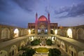 Agha Bozorg school and mosque in Kashan in evening, Iran Royalty Free Stock Photo