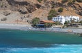 Aghia Roumeli at Crete island in Greece Royalty Free Stock Photo
