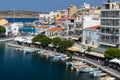 Aghios Nikolaos city at Crete island in Greece.