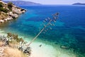 Agia Efimia beach, Kefalonia Royalty Free Stock Photo