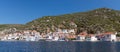 Agia Kyriaki fishing village near Trikeri, Pelio, Greece. Royalty Free Stock Photo