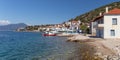 Agia Kyriaki fishing village near Trikeri, Pelio, Greece. Royalty Free Stock Photo