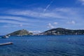 Agia Marina and Castle, Leros, Greece Europe Royalty Free Stock Photo