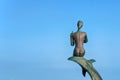 Agia Napa, Cyprus. Mermaid statue in the harbour. Royalty Free Stock Photo