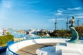 Agia Napa, Cyprus. Mermaid statue in the harbour