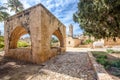 Agia Napa monastery courtyard arches in Cyprus 8 Royalty Free Stock Photo