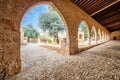 Agia Napa monastery courtyard in Cyprus 2 Royalty Free Stock Photo