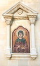 Agia Paraskevi icon on old Cyprus church