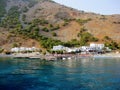 Agia Roumeli - small village in southwest Crete Greece Royalty Free Stock Photo