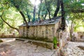 Agia Theodora church in Isaris Peloponnese, Greece. Royalty Free Stock Photo