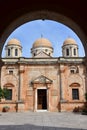 Agia Triada monastery of island Crete Royalty Free Stock Photo