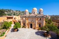 Agia Triada Monastery or the Monastery of Agia Triada Tsangarolon Royalty Free Stock Photo