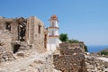 Agia Zoni church, Tilos island Royalty Free Stock Photo