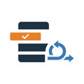 Agile, backlog icon. Simple editable vector graphics