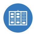 Agile, board, scrum icon. Blue color design