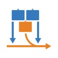 Agile, Kanban, project icon. Simple editable vector graphics